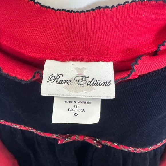 Rare Editions Girls Size 6X Back to School Bear Corduroy Dress Shirt Set NWT - Picture 14 of 15